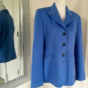 Zanella Loro Piana angora wool blend Blazer